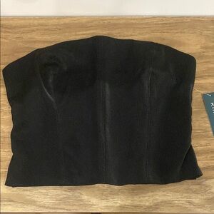 Black Strapless Women's Top